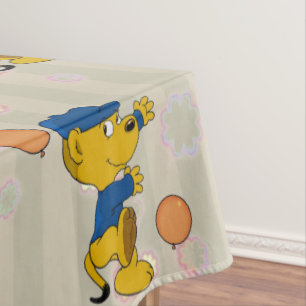 Mantel Ferald   Upbeat Cumpleaños Tablecloth