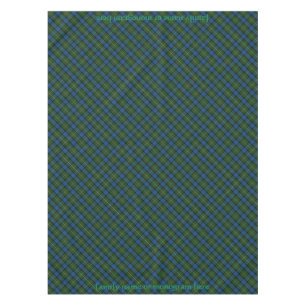 Mantel Fergusson Official Tartán con monograma/ nombre