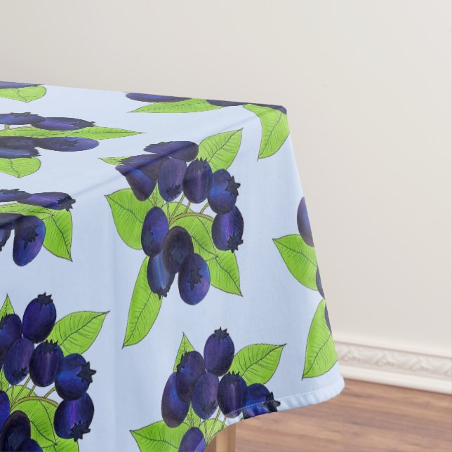 Mantel Festival Blueberry de Maine Wild Blueberries Fruit (In Situ)