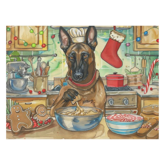 Mantel Festividad belga en Malinoi: Navidades festivos (Frente (Horizontal))