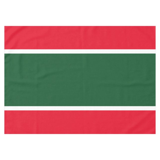 Mantel Festividad Festividad Bosque Rojo Green Rayas Blan (Frente (Horizontal))