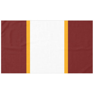 Mantel Festividad Negrita Deep Red Yellow Carreras Stripe