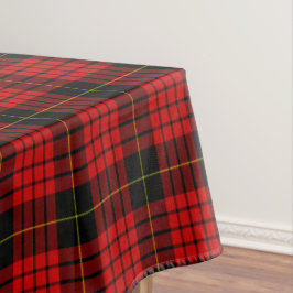 Mantel Festividad Red Tartan Plaid