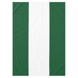 Mantel Festividad Sporty Wide Camp Rayas Blancas Verdes