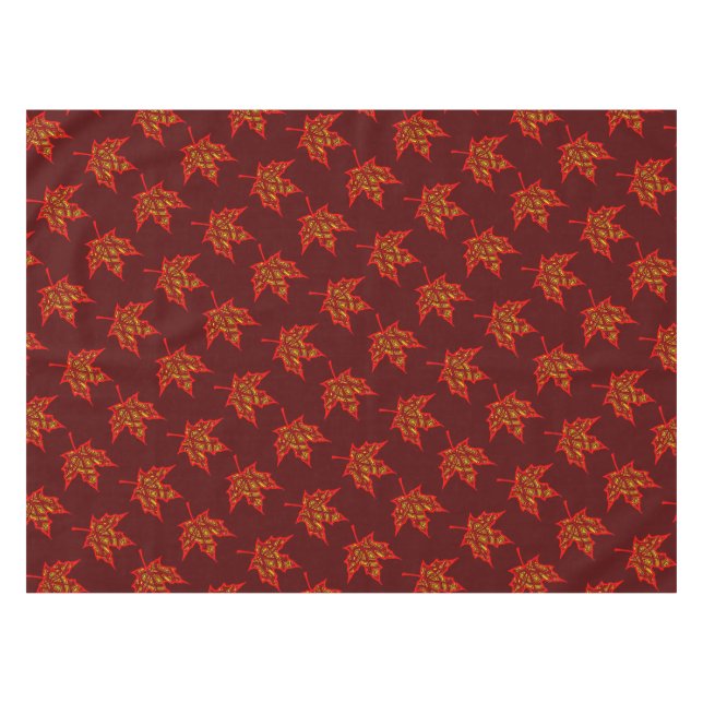 Mantel Fiery Leaves (Frente (Horizontal))
