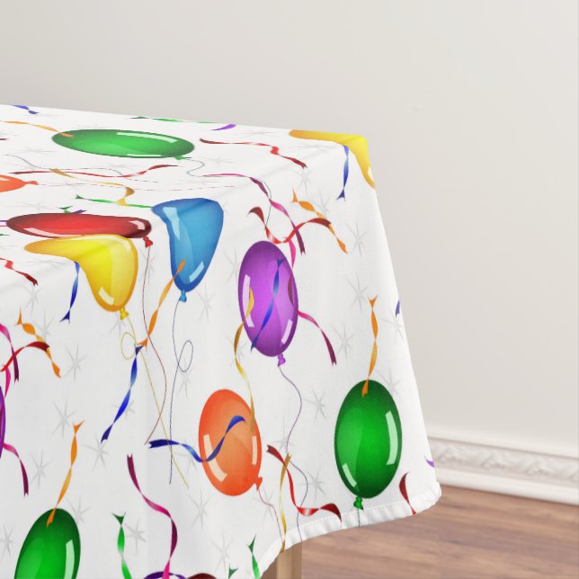 Mantel Fiesta Balloon Tablecloth (In Situ)