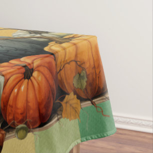 Mantel Fiesta de calabaza Halloween Acción de Gracias Caí