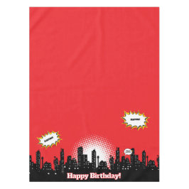 Mantel Fiesta de cine de niños superhéroes Personalizados