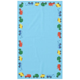 Mantel Fiesta de cumpleaños de los camiones