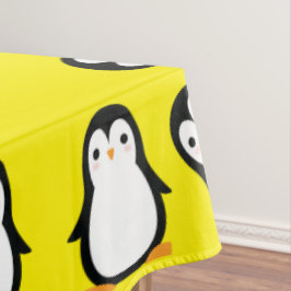 Mantel Fiesta de Cumpleaños de Niños Lindo Pingüino