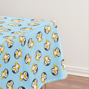 Mantel Fiesta de cumpleaños de Pingüino Azul