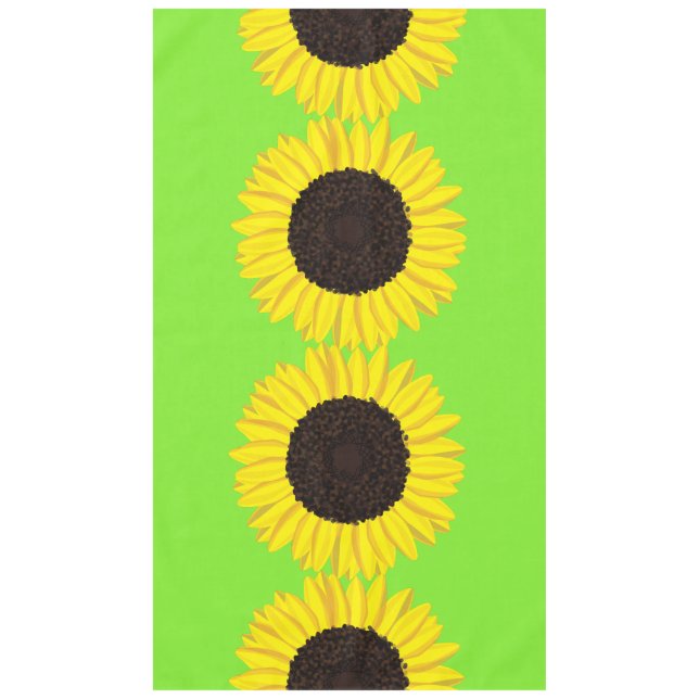 Mantel Fiesta de cumpleaños de Sunflower Kid (Anverso)