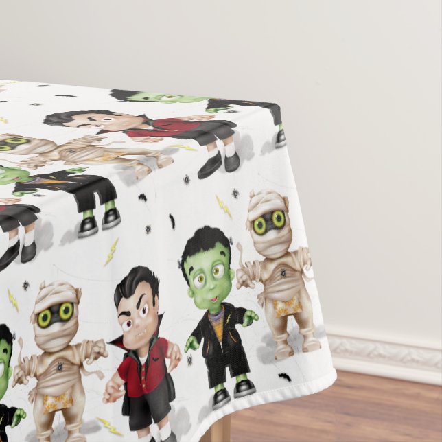 Mantel Fiesta de niños de Halloween Monsters (In Situ)