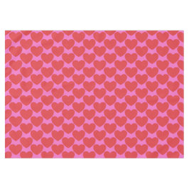 Mantel Fiesta de San Valentín con estampado de corazones