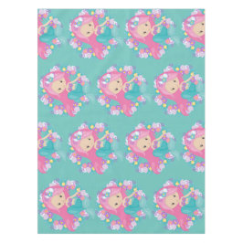 Mantel Fiesta de sirena azul