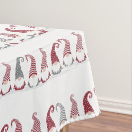 Mantel Filas de gnomos de vacaciones en la nieve