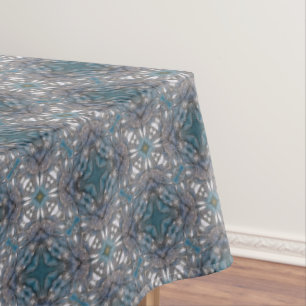 Mantel Filigés Verde azulado del Diamante Azul