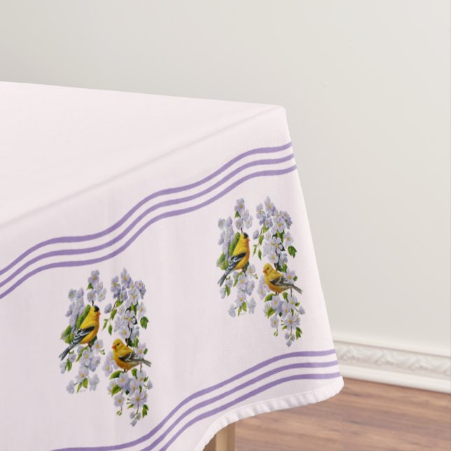 Mantel Fincas de oro y flores de manzana (In Situ)