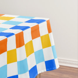 Mantel Fire and ice checkerboard pattern
