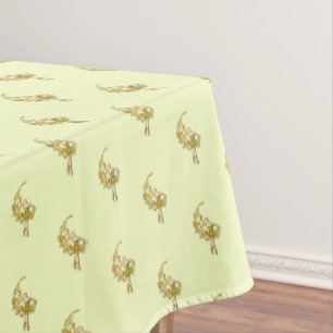 Mantel Fire Ballerina Tablecloth Ballet Dancer Girl