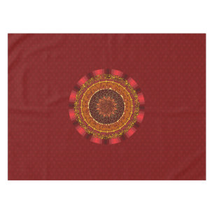 Mantel Fire Mandala Tablecloth