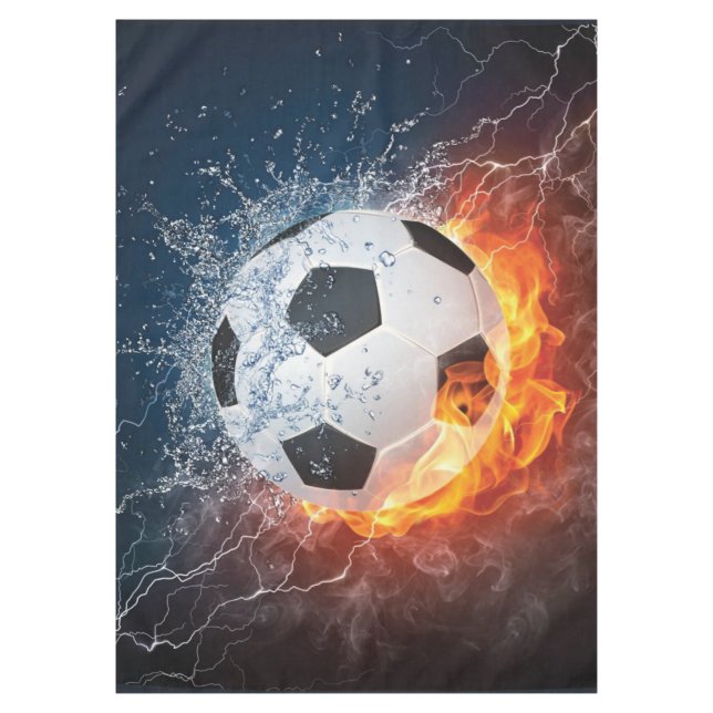 Mantel Flamante Cojín decorativo de fútbol/baloncesto de  (Anverso)