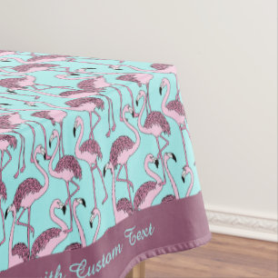 Mantel Flamencos rosa retro decorativos Tropicales Exótic
