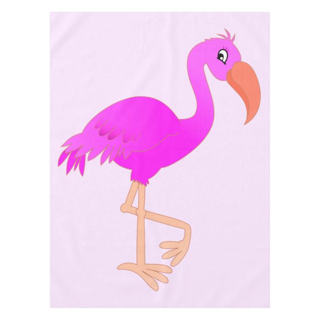 Mantel Flamingo cutto - Feliz (Anverso)