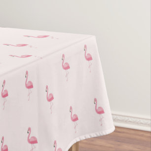 Mantel Flamingo manchado rosado