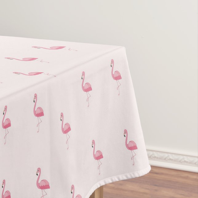 Mantel Flamingo manchado rosado (In Situ)