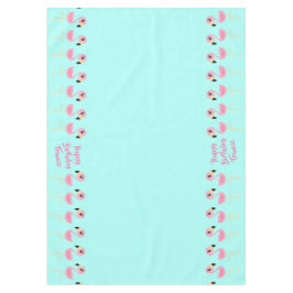 Mantel Flamingo Niños Cumpleaños Tropical