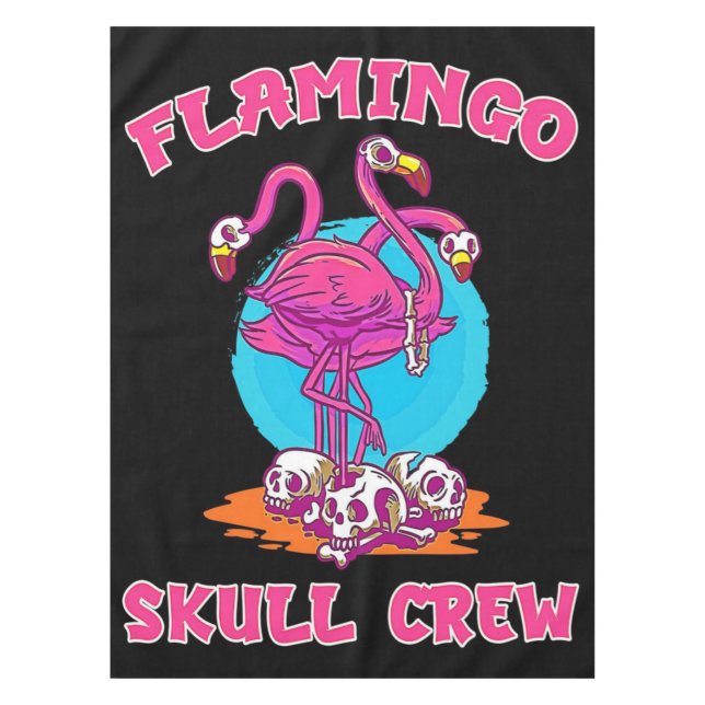 Mantel Flamingo Skull Crew Halloween | Flamingo Lovers (Anverso)