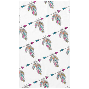 Mantel flecha y plumas