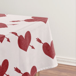 Mantel Flechas de Cupido en el manto del corazón