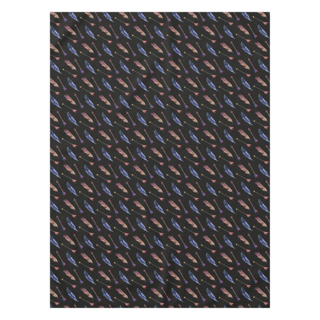 Mantel Flechas y plumas (Anverso)