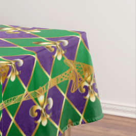 Mantel Fleur de Lis, Flechas, Mardi Gras