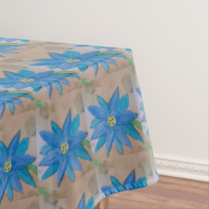 Mantel Flor azul