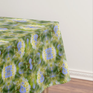 Mantel Flor azul de hidrangea Abstrato Naturaleza