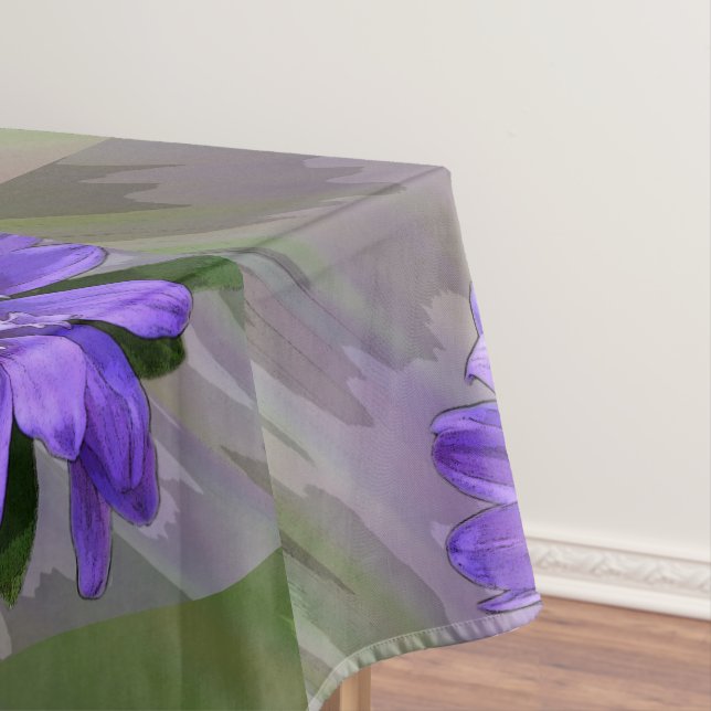 Mantel flor azul violeta (In Situ)