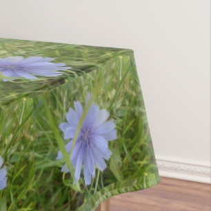 Mantel Flor azul violeta en achicoria