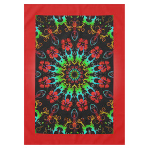 Mantel Flor caleidoscópica Hibiscus II + tu idea