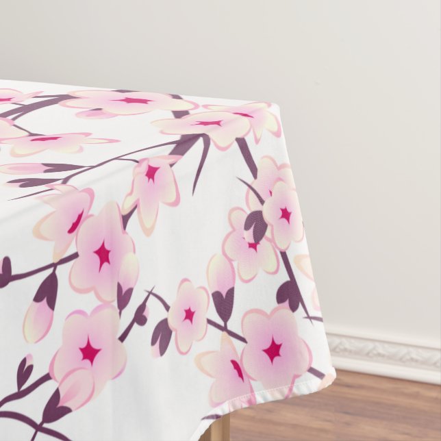 Mantel Flor de cerezo rosa blanco (In Situ)
