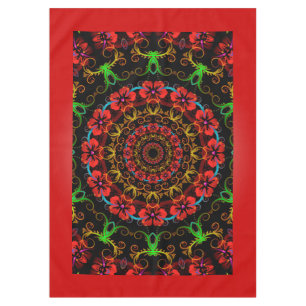 Mantel Flor de Kaleidoscope Hibiscus I + tu idea