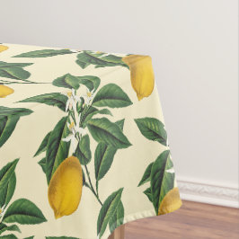 Mantel Flor de lémines amarillos botánicos modernos
