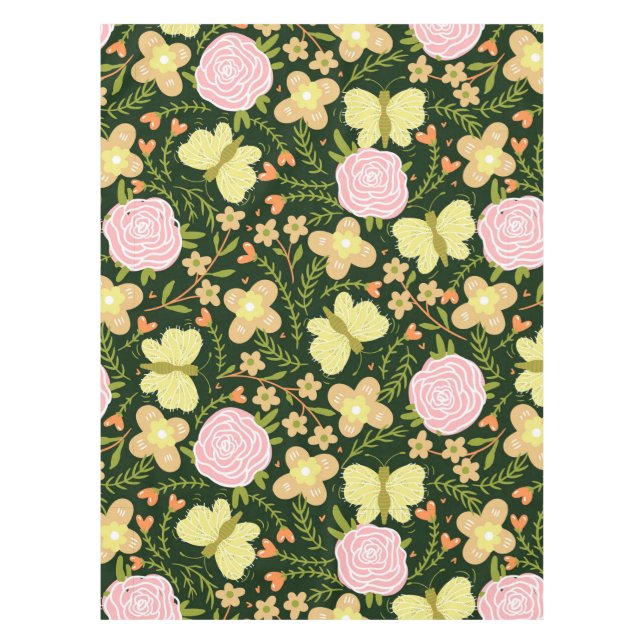 Mantel Flor de mariposa (Anverso)
