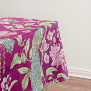 Mantel Flor de pavo real chinas