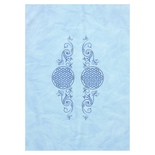 Mantel Flor de vida / Blume des Lebens - cosecha III (Anverso)