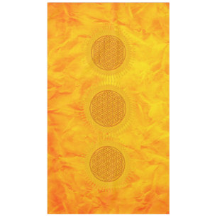 Mantel Flor de vida / Blume des Lebens - soleado