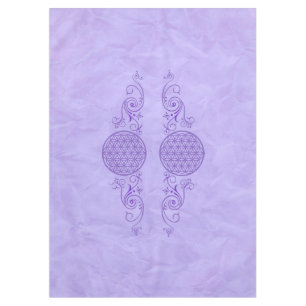 Mantel Flor de vida / Blume des Lebens - VI de la época