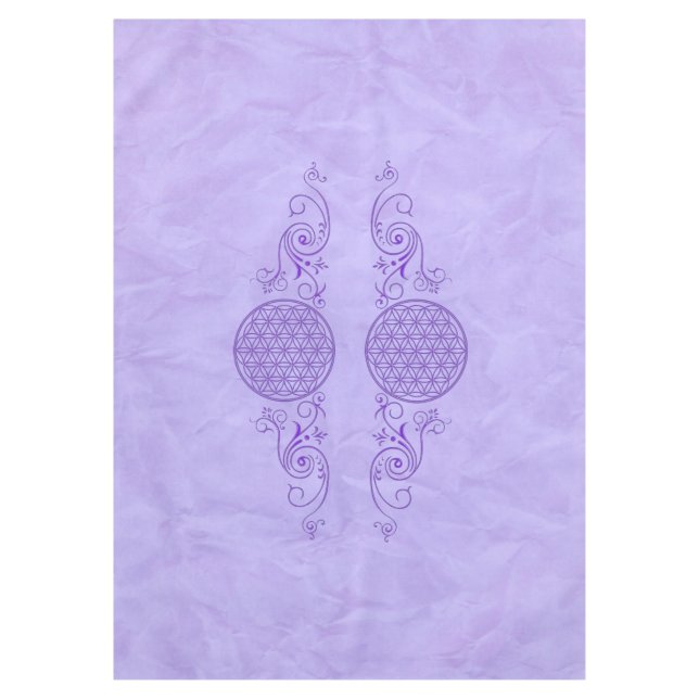 Mantel Flor de vida / Blume des Lebens - VI de la época (Anverso)